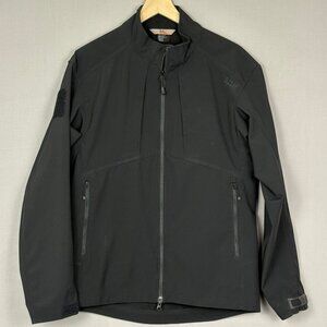 5.11 Tactical Sierra 78005 Soft Shell Jacket Mens Medium Black Full Zip